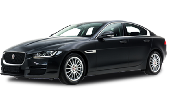 Black luxury sedan with sleek design